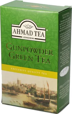 Produktbild von Ahmad Tea - Gunpowder Grüner Tee - 100g Loser Tee