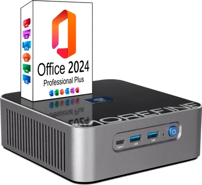 Produktbild von Ankermann Ankermann S600 Mini PC, 32GB DDR5 RAM, 1TB NVMe SSD, Windows 11, Intel Core i9-13900HK, WLAN & Bluetooth, MS Office 2024