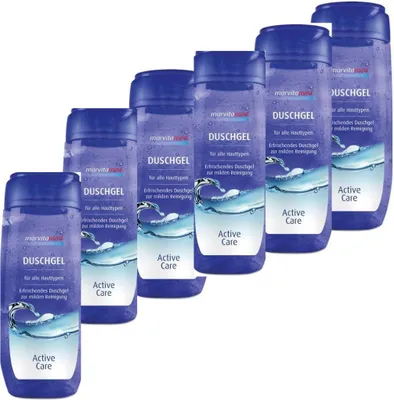Produktbild von 6x 300 ml Marvita med Duschgel  Activ Care