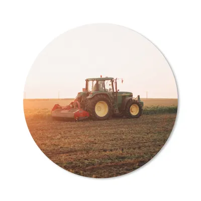 Produktbild von MuchoWow® Mauspad Mousepad Traktor - Feld - Bauernhof - Landwirt - Horizont 40x40 cm - Mousepads - Maus Mat - Pad - Mausunterlage - Schreibtisch Accessoires