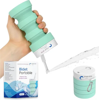 Productafbeelding van Draagbaar Istinja-bidet compact - Intieme toilethygiëne - Praktisch na bevalling voor moeder en baby - Perineale en billenwas