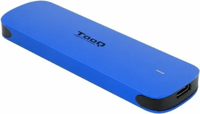 Produktbild von TooQ TQE-2201BL, SSD-Gehäuse, M.2, PCI Express, 10 Gbit/s, USB Anschluss, Blau