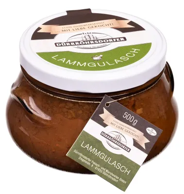 Produktbild von Dürrröhrsdorfer Lammgulasch im Glas