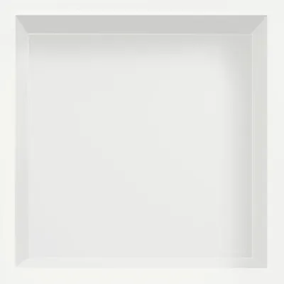 Immagine prodotto di Nicchia a muro per doccia installazione a scomparsa bagno bianco 30x30x7cm acciaio inox