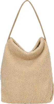 Image de Fritzi aus Preußen sac à épaule Easy Limited Teddy Hobo Bag Teddy beige