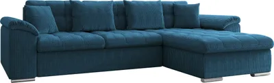 Produktbild von MIRJAN24 Ecksofa Diana Cord mit Bettkasten und Schlaffunktion, Elegante Couch, Polsterecke Sofa (Farbe: Poso 5, Seite: Rechts)