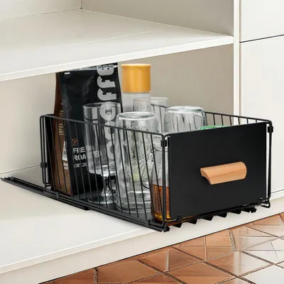 Productafbeelding van Cozary Telescopische uitschuiflade, 40-65,5 cm, uitschuifbare ladeorganizer voor de keuken