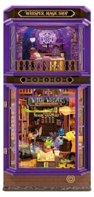 Obrázok produktu pre Whisper Magic Shop – Robotime DIY Book Nook miniatúrny domček 3D puzzle s LED osvetlením