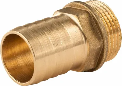 Produktbild von Messing Gewinde-Fitting Schlauchanschluss 1' AG (DN 25) Länge 30 mm - schwere Ausführung