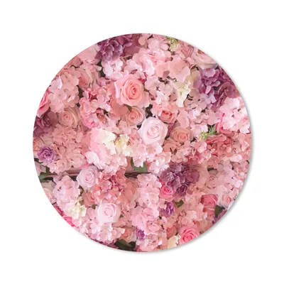 Produktbild von MuchoWow® Mauspad Mousepad Blumen - Rosa - Rosen 40x40 cm - Mousepads - Maus Mat - Pad - Mausunterlage - Schreibtisch Accessoires