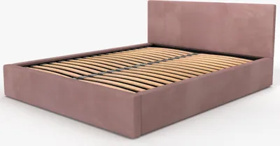 Obrázok produktu pre MURALO čalúnená posteľ do spálne 140x200 manželská posteľ s čelom dvojlôžko s úložným boxom ružová