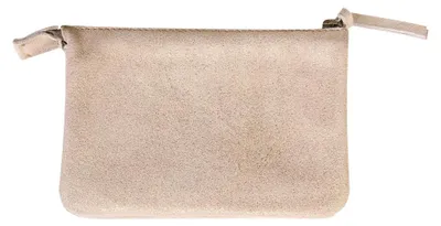 Obrázek produktu pro Taška peříčko malá kožená se 2 přihrádkami 13x9cm zlatá