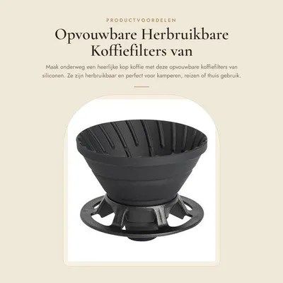 Produktbild von Silikonisches Kaffeefilter für tragbaren Kaffeevollautomaten