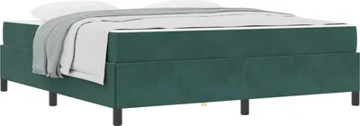 Produktbild von vidaXL Bettrahmen Dunkelgrün 180 x 200 cm Stoff