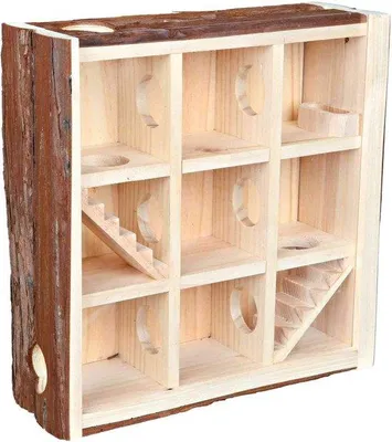 Obrázok produktu pre Drevený domček 30 x 30 x 10 cm
