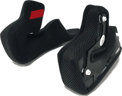 Image de Coussinets de joues Nolan N60-6 Clima Comfort, noir/rouge, XL