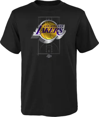 Zdjęcie produktu dla Outerstuff 3D Logo NBA Junior Koszulka z krótkim rękawem, Los Angeles Lakers - Rozmiar: L, 14-16 lat