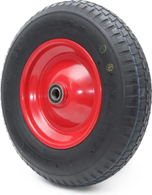 Obrázek produktu pro Kovové kolo 4.80/4.00-8 s pneumatikou 3.50