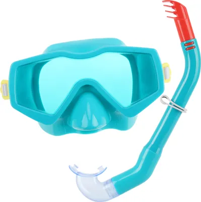 Produktbild von com-four® Schnorchelset für Jugendliche ab 14 Jahren und Erwachsene - Schnorchel und Taucherbrille - Schwimmbrille mit getönten Gläsern