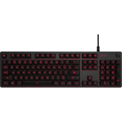 Produktbild von Logitech G 920-008530, Kabelgebunden, USB, Mechanischer Switch, QWERTY, LED, Karbon