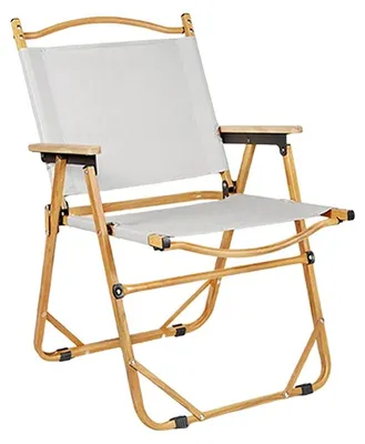 Produktbild von Campingstuhl, leichtes Design, hohe Tragfähigkeit, Khaki