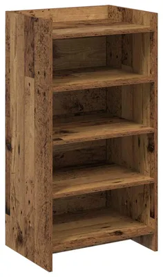 Produktbild von vidaXL Schuhschrank mit Speicher Altholz 48 x 36 x 92 cm Holzwerkstoff
