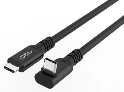 Image de Microconnect MC-USB3.2CC2-FA, 2 m, USB-C, USB-C, USB 3.2 Gen 2x2, noir