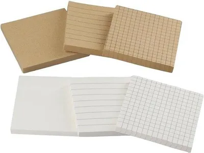 Produktbild von Stiftheftige Notizen - Selbstklebende Memoblock - Kreativ Bürobedarf - 80 Stück/Pack