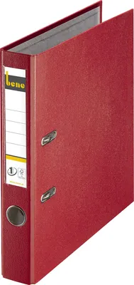 Produktbild von Bene Ordner 291600 RT DIN A4 52mm PP rot