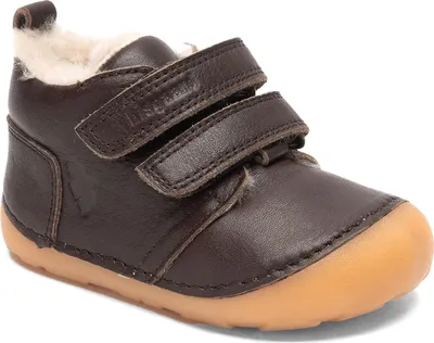 Produktbild von bisgaard 5715243972049, Kind, Modische Sneakers, Braun, Thermoplastischer Gummi (TPR), Lammfell, Leder