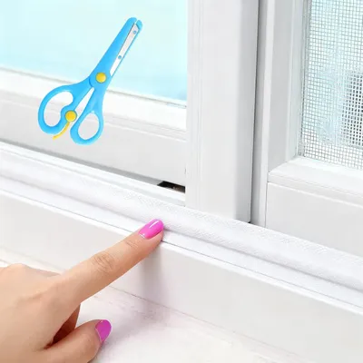 Produktbild von Selbstklebende Fensterdichtung, 2-7,5 mm Dicke, 2 Meter, weiß, für Türen und Fenster