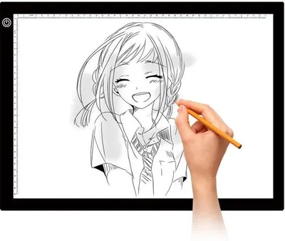 Image de A3 LED Light Box Tracer 12V Ultra lumineux avec 3 niveaux de luminosité variable pour les artistes qui dessinent des esquisses de tatouage