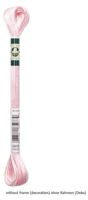 Produktbild von DMC Stickgarn Mouline Satin 1008F -818, 6-fädig, 8m