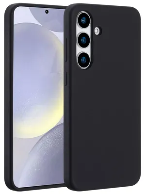 Imagen del producto de Funda de silicona lí­quida con MagSafe para Samsung Galaxy S25 Plus - Negro