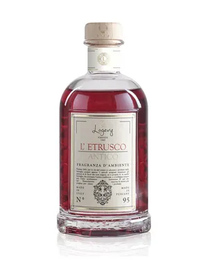Immagine prodotto di Logevy - Profumo per ambiente - L'etrusco Antico - 500 ml - Note speziate di bergamotto e cannella