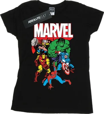 Produktbild von Marvel - T-Shirt für Damen BI29374 (S) (Schwarz)