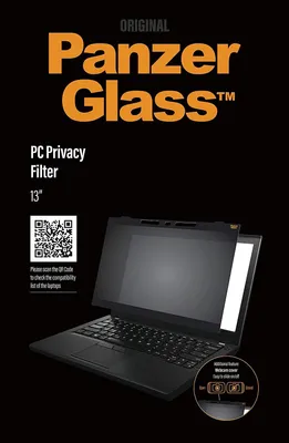Image de PanzerGlass 0513, 33 cm (13 pouces), ordinateur portable, filtre anti-regard sans cadre, confidentialité