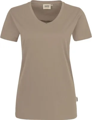 Produktbild von HAKRO V-T-Shirt Mikralinar Damen #181 Gr. 3XL khaki
