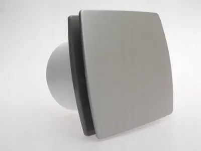 Image de ELPlast EOL F10T INOX : Ventilateur de salle de bain en acier inoxydable, avec minuterie, diamètre 100 mm