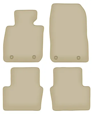 Immagine prodotto di Tappetini in velluto PREMIUM beige compatibili con Mazda CX-3 (2015-, crossover) – con fissaggi – su misura