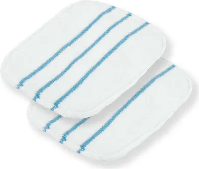 Produktbild von MAXXMEE Bodentuch für Dampfbesen Vibration - 2er-Set - weiß