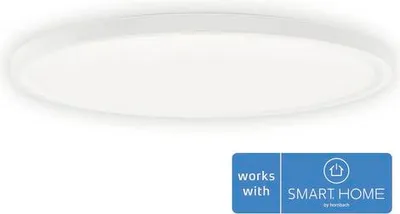 Produktbild von Philips Hue White and Color ambiance Tento rundes WCA LED-Deckenpanel 42,1 cm weiß, Bluetooth/Zigbee, Weiß, Multi, 2000 K, 6500 K, 23 W