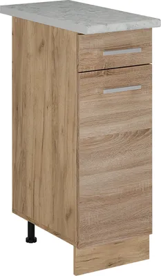 Image de Meuble cuisine Vicco R-Line Sonoma 30cm PT Marbre, Model 53563