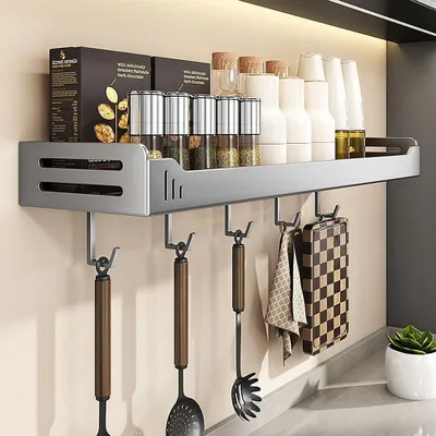 Produktbild von Wandregal für Kräutersets - Metallablage für die Küche