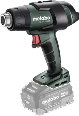 Produktbild von Metabo 610502840, Heißluftpistole, Pistolengriff, Schwarz, Grün, 200 l/min, 500 °C, 160 l/min