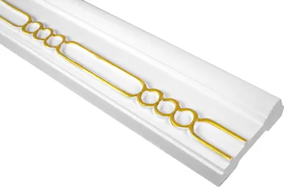 Produktbild von HEXIM Stuckleisten gemustert PolyurethanPolyurethane Stuck Dekorbau für Wand und Decke | 2 Meter FH9459A 91x35mm | Hartschaum Tapetenleisten