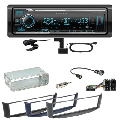 Produktbild von Kenwood KMM-BT508DAB Bluetooth Digitalradio USB Einbauset Smart ForTwo 450