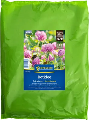 Produktbild von Kiepenkerl Saatgut Rotklee Trifolium pratense für 250 m² 1 kg