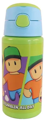 Immagine prodotto di Borraccia in alluminio con cannuccia e gancio All Day, 500 ml