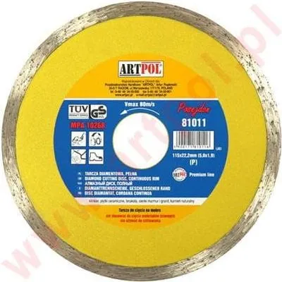 Zdjęcie produktu dla Uchwyt diamentowy 115 x 22,2 mm pełny /ar